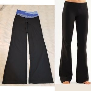 LULULEMON Women's groove Flare Black Leggings Sz 6
